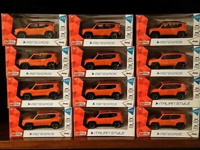 x4 JEEP RENEGADE 2014 1/43 MONDO MOTORS NUOVI FONDO MAGAZZINO - LOTTO 4 PEZZI - Immagine 1 di 4