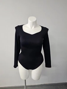 Bulk OQQ Womens 6 Pc Ribbed Long Sleeve Bodysuits. 4 Colors Inclded Size Medium - Picture 1 of 8