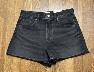 Universal Thread Women's Size 2 High Rise 90's Cutoff Jean Shorts Black - Picture 1 of 6