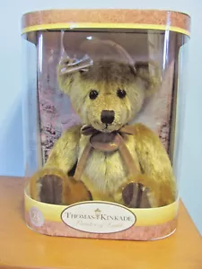 NEW IN BOX THOMAS KINKADE 25TH ANNIVERSARY 1992 GOLD NANETTE 10" BEAR - Picture 1 of 4