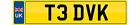 TED TEDDY Private number plate cherished registration T3 DVK personal car reg