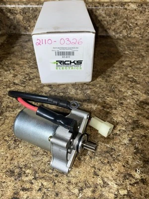 Ricks Electric Starter Motor Polaris Outlaw 90 Sportsman 90 2007-2013 - Image 1 of 3