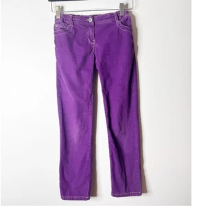 Mini Boden Girls Purple Skinny corduroy pants 9 - Picture 1 of 5