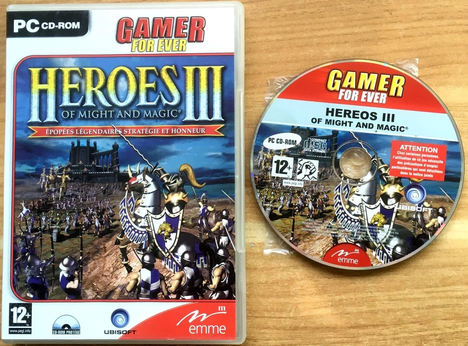 HEROES OF MIGHT AND MAGIC III COMPLET EN BOÎTE PC VERSION FRANÇAISE CIB OVP 3 & - Image 1 of 4