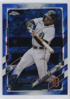 2021 Topps Chrome Update Sapphire Edition Akil Baddoo #US196 Rookie RC - Image 1 of 2