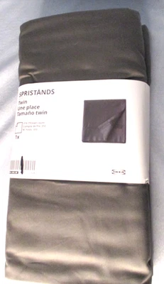 IKEA SPRISTANDS Sábana Plana Doble Mezcla Algodón-Lyocell Gris 310 Hilos Foto 1 de 4