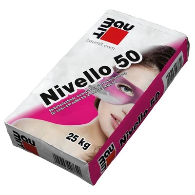 BAUMIT Nivelliermasse Nivello 50 25kg Fließspaachtel Bodenausgleichsmasse - Bild 1 von 2