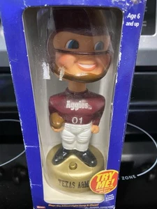 Texas A&M University TAMU Aggies Football Player Musical Bobblehead Gemmy 2001 - Picture 1 of 10