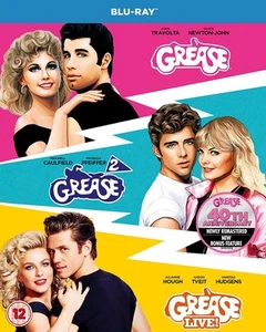 Grease 40th Anniversary Triple (Grease/Grease 2/Grea (Blu-ray) (Importación USA) - Imagen 1 de 2