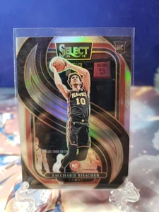 Zaccharie Risacher 2024 Panini Select Silver Prizm #180 Rookie Premier - Imagen 1 de 2