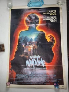 Without Warning 1979 Original One Sheet Movie Poster Proto Predator 27x41 Horror - Bild 1 von 11