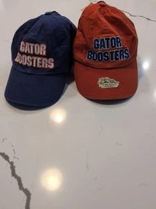47 Twins Florida Gators Boosters (2) Hats OSFA Blue & Orange One Each NWT - Picture 1 of 12