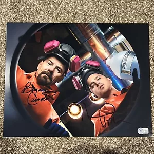 Bryan Cranston Aaron Paul Signed 11x14 Beckett COA Breaking Bad Walt BAS LOA - Picture 1 of 2