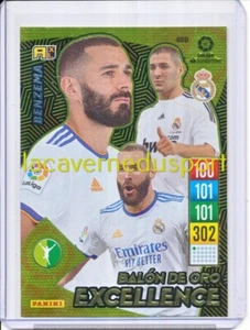 469 BENZEMA BALLON ORO # REAL MADRID PANINI LIGA SANTANDER 2021 2022 ADRENALYN - Bild 1 von 1