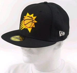 Phoenix Suns Mütze 59FIFTY New Era Fitted NBA Basketball Cap Schwarz Größe 7 3/8 Neu - Bild 1 von 12
