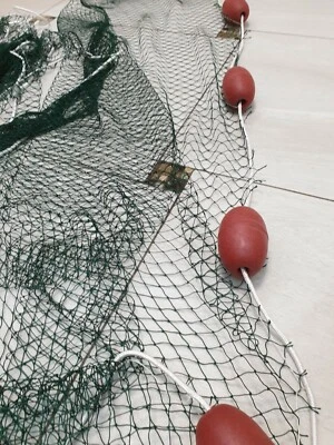 Zugnetz 4-40m mit/ohne Fangsack, #20mm Fischernetz Schleppnetz Sperrnetz Delux - Bild 1 von 4