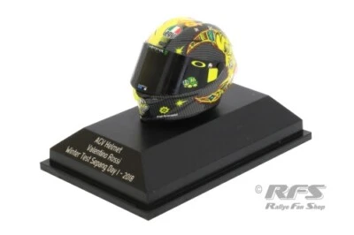 Valentino Rossi AGV Helm helmet MotoGP Test Sepang 2018 1:8 Minichamps - Bild 1 von 2