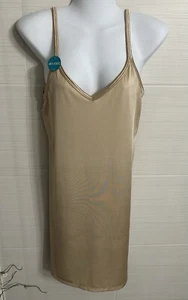 Vanity Fair Ladies Satiny Full Slip Undergarment, Nude, Sz M, NWT - Picture 1 of 4