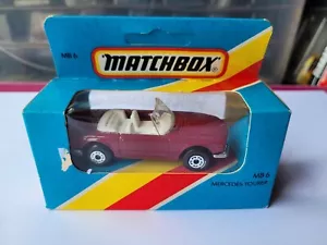 MATCHBOX - MERCEDES TOURER [DARK RED] NEAR MINT VHTF BOX GOOD MACAU  - Foto 1 di 5