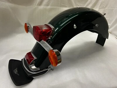 Guardabarros trasero Electra Glide EVO 1996 FLHTC completo con barra de luz Mystique Green A3 Foto 1 de 4