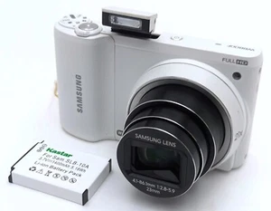Samsung WB800F 16.3MP 21x Optical Zoom 1080p Wi-Fi Digital Camera White - *AS-IS - Picture 1 of 16