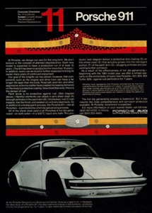 Anuncio impreso vintage 1981 Porsche 911 Audi blanco nada se cierra n.º #11 - Imagen 1 de 2