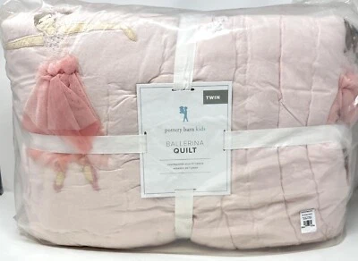 New~Pottery Barn~ Ballerina Quilt~Twin - Image 1 of 2
