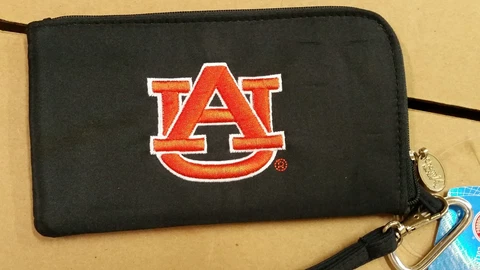 Auburn Tigers ID Wallet Wristlet Cell Phone Case Charm 14 Purse Cover