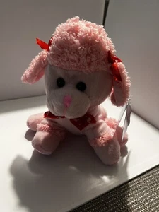 Pink Poodle Dog Plush Animal w/ Tag - Picture 1 of 6
