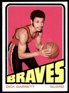 1972-73 Topps Basketball Dick Garrett (B) Buffalo Braves #108