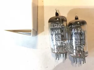 2 X Mazda ECC83 England Valves Tube Used Tested (KP34) - Picture 1 of 2