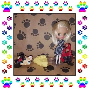 Littlest Pet Shop LPS Authentic B2 Blythe Buckles & Bows 1618 Mouse stand - Picture 1 of 8