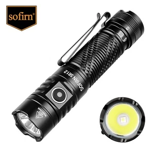 Sofirn SR12 EDC Flashlight 1450LM Powerful Light SFT25R LED 18650 USB C Recharge - Picture 1 of 11