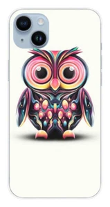 Coque en silicone imprimée compatible Apple iPhone 14 Plus Hiboux coloré - Picture 1 of 3