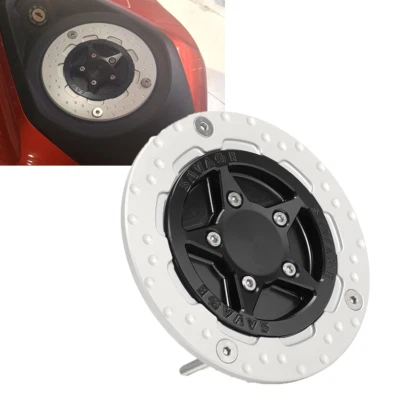 Gas Fuel Tank Cap Cover For YAMAHA YZF R125 R15 R1 R1M R1S R6 R6S R7 R25 R3 R9 - Image 1 of 4