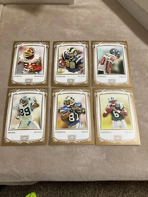 2009 Topps Mayo Cabinet Card Lot 6 Different Portis Sanchez Smith Johnson ++ - Image 1 of 2