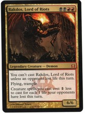 Rakdos, Lord of Riots MTG RTR Return To Ravnica NM English