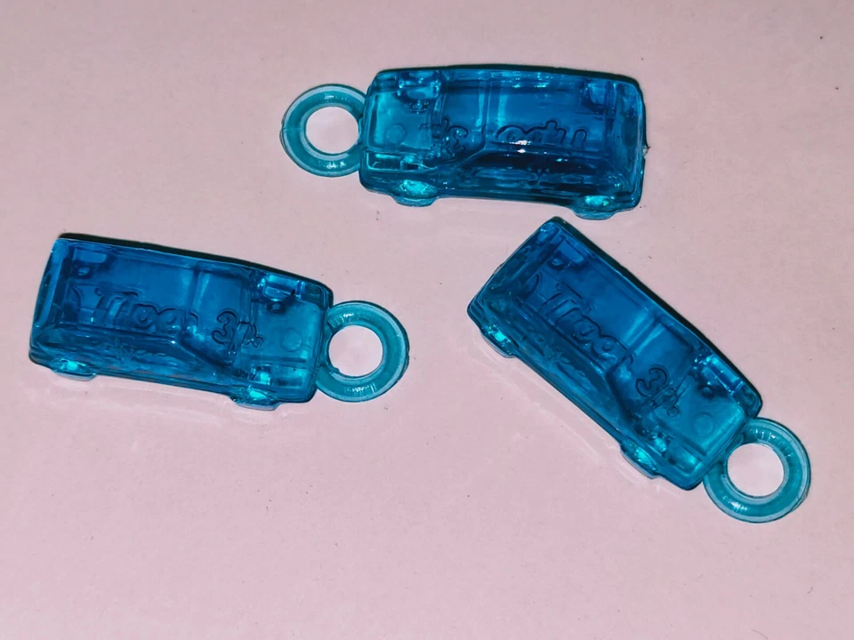 Mini Modellino FIAT TIPO 3 porte in plastica azzurra 3 pezzi Gadget Fiat 80/90 - Immagine 1 di 4