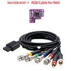 1* N64 NTSC Game Console RGB MOD Module Chip OSSC SCART Cable N64 NTSC Retrofit