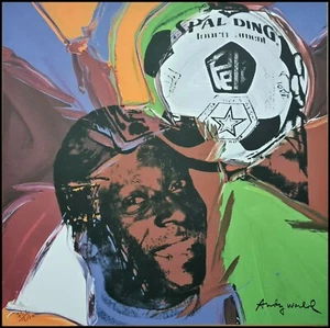 ANDY WARHOL * Pele * lithograph * limited # xx/2400 CMOA signed - Bild 1 von 7