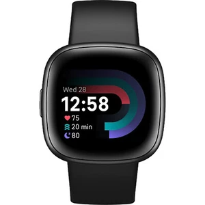 Fitbit Versa 4 Black / Graphite Bluetooth Smartwatch NEW - Picture 1 of 2