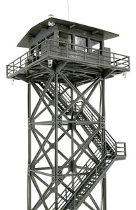 Modellino militare 1 87 scene architettoniche torre di controllo / kit modellino Lookout Towe  - Foto 1 di 5