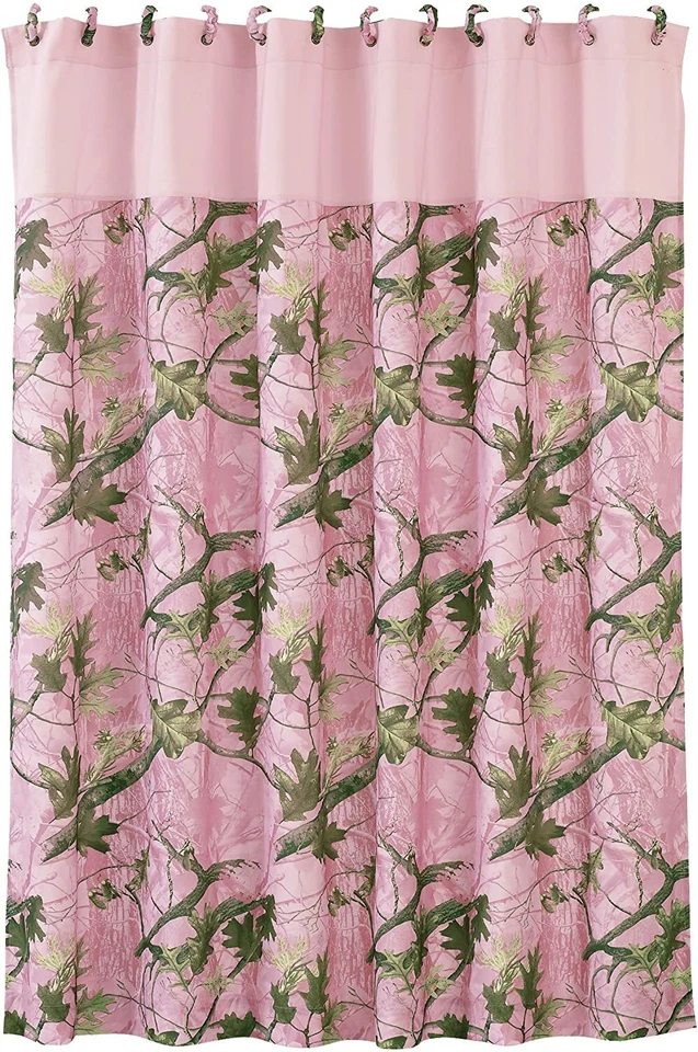 Cortina de ducha HiEnd Accents roble camuflaje, rosa (C5) Foto 1 de 1