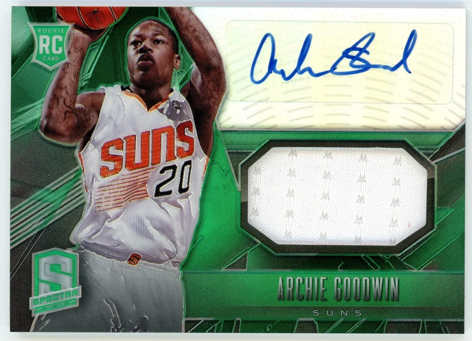 2013-14 Spectra Archie Goodwin RC Auto Jersey #108 - Image 1 of 2