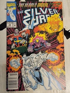 Silver Surfer #74 V#3 (1992) Terrax, Firelord, Nova & Nebula APP; VF/NM - Picture 1 of 2