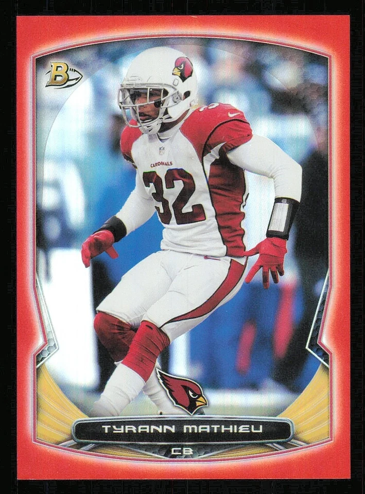 2014 Bowman Rainbow Red #V3 Tyrann Mathieu /25 - Image 1 of 2
