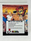 New Old Stock SNK NEO GEO ORIGINAL MINI MARQUEE  Fatal Fury