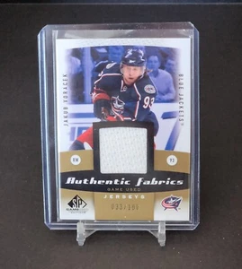 2010-11 SP Game Used Edition Authentic Fabrics Gold /100 Jakub Voracek #AF-VO - Picture 1 of 3