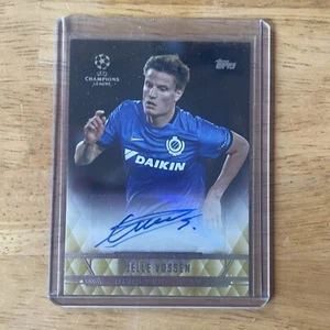2017 Topps UCL Showcase Champions League Gold /99 Jelle Vossen RC Auto CLA-JVO - Picture 1 of 2