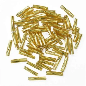 Bugle Perlen für Schmuck Handwerk Stickerei Zum Selbermachen Herstellung Zweck 100 Gramm - Bild 1 von 6